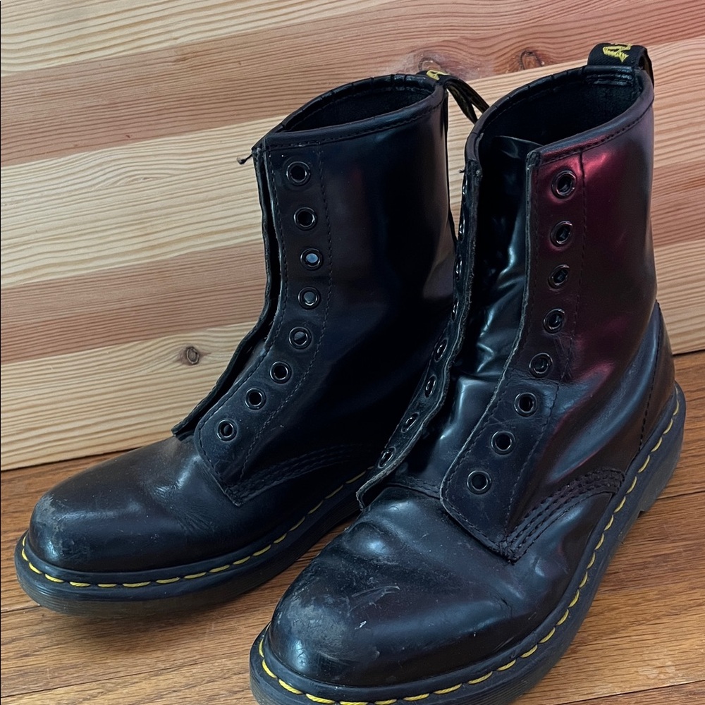 Black Leather Boots